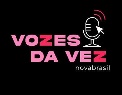 Logotipo para o programa de rádio Vozes da Vez
