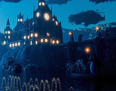 [3D Art] Game Environment: Gothic Castle