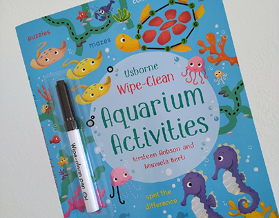 "Wipe Clean Aquarium Activities" Usborne Books