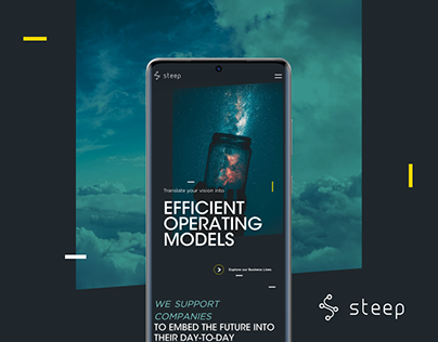 Steep Consult - Website, UI Design, Front End
