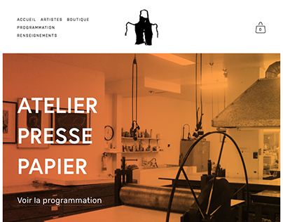 Atelier Presse Papier - Nouveau site web