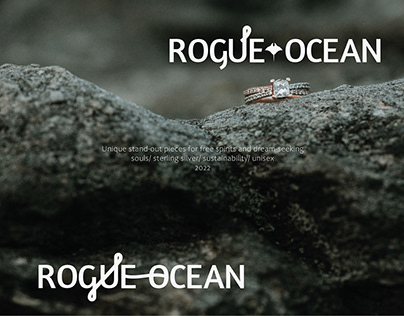 ROGUE OCEAN jewellery brand logo design