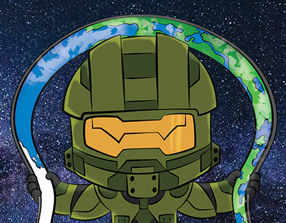 Master Chief and the HALO ring