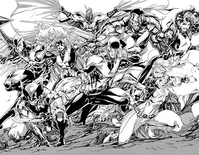 Project thumbnail - X-Men Digital Inks