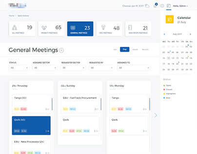 Meeting Management Web Application