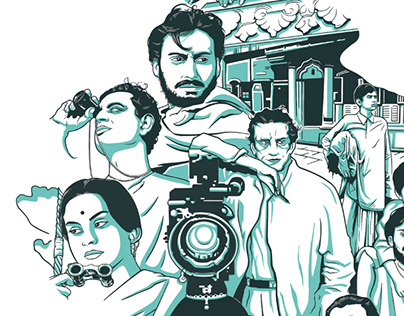 Indianama - Satyajit Ray | Behance