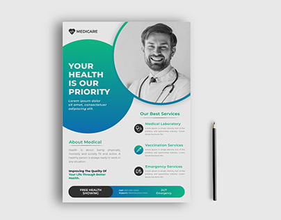 Creative Medical Healthcare Flyer Template