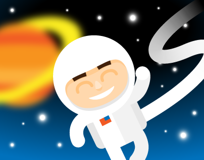 Astronaut Mascot