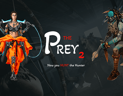 The Prey - A Game Landing Page Design