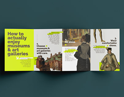 How to actually enjoy museums & art galleries - Flyer
