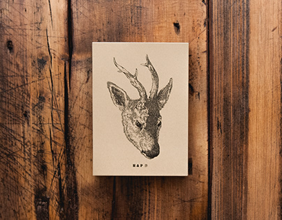 Postcard "Roe deer"