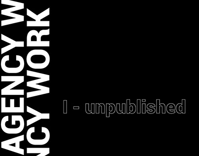 Agency Work - unpublished