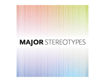 Major Stereotypes Exhibition poster take-away (2020)