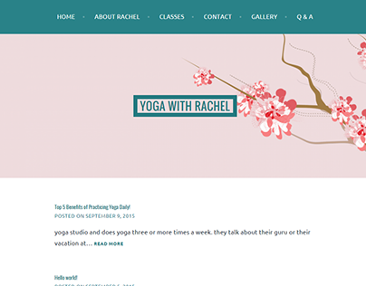 Yoga With Rachel Website