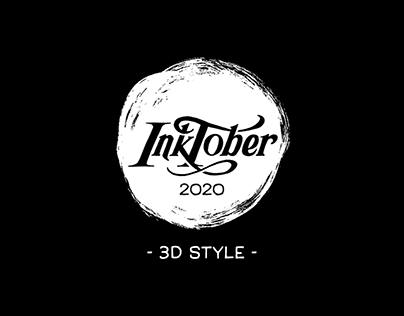 Inktober 2020 - 3D style