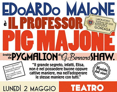 Il Professor Pig Majone (Pygmalion) (2016)