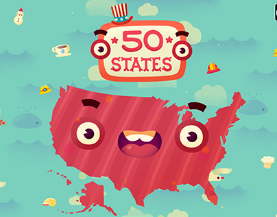 50 states | game art