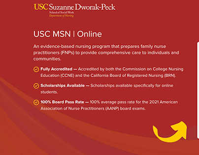 USC Online MSN Paid Landing Page