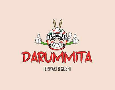 Darummita Teriyaki & Sushi - Logo Design