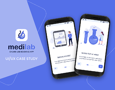 Medilab - Medical Lab Booking App | UI/UX Case Study
