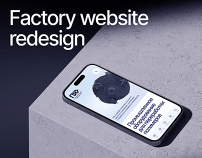 Podolsky Factory Website design