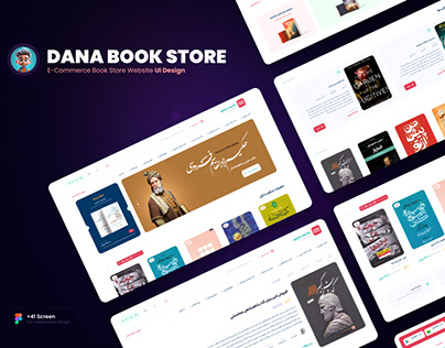 Book Store Website UI Design [Dana Book Store]