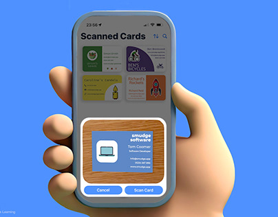 Business Card Scan iOS App Marketing Video