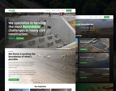 Project thumbnail - Sequoia Services Website