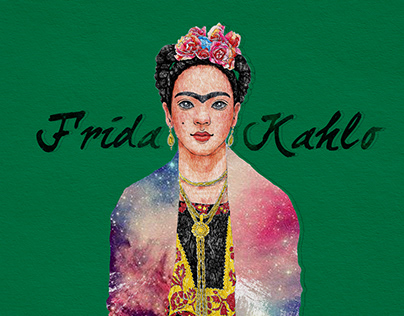 2018, Frida Kahlo, illustration