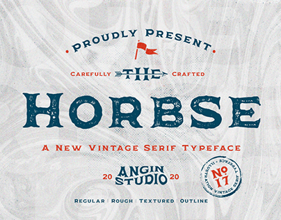 Horbse Vintage Serif Font | FREE COMMERCIAL FONT