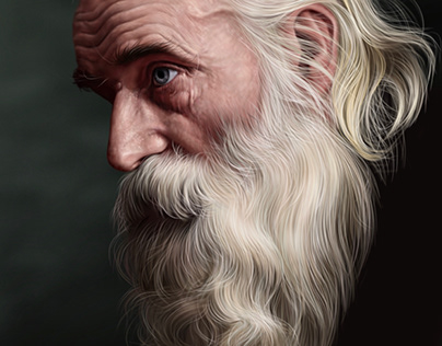 White-bearded old man