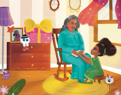 Children book Illustration- African American Characters