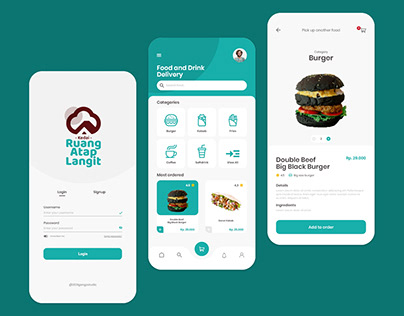 Food Delivery App by Kedai Ruang Atap Langit