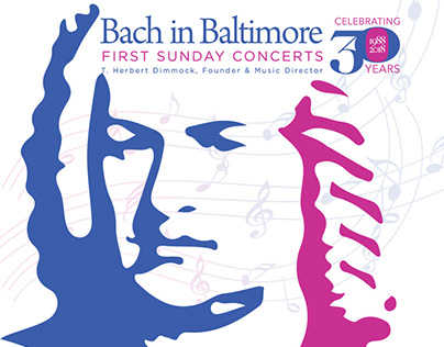 LOGO for Bach In Baltimore 30th Season