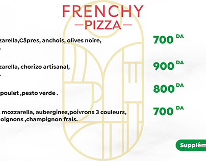 Frenchy Resturant Menu design