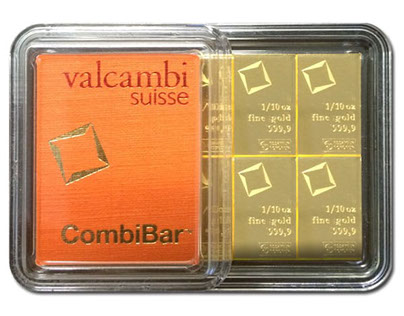 Valcambi CombiBar - 1 Oz Gold Bars
