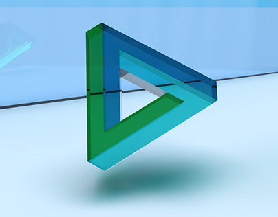 IMPOSSIBLE TRIANGLE GLASS
