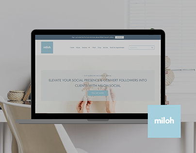 Miloh Social Website Design & Development