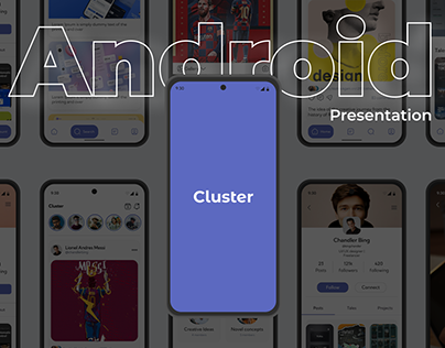 Android Presentation Social Networking App - Cluster