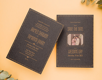 UNIQUE WEDDING INVITATION CARD