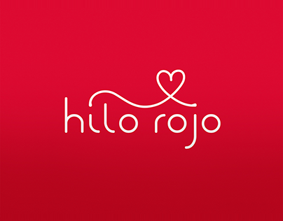 Diseño de logotipo para la marca Hilo Rojo