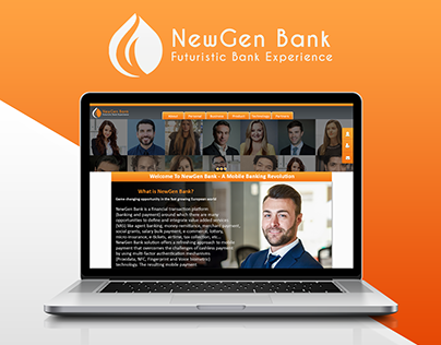NewGen Bank Website Design