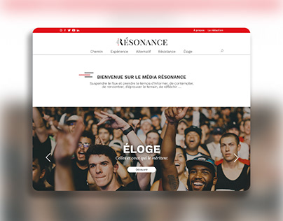 Design site web - Résonance
