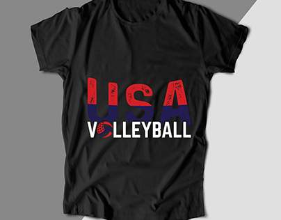 USA Volleyball T-Shirt Design