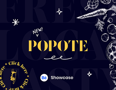 Project thumbnail - Popote - Responsive website - Ux/Ui - Case Study