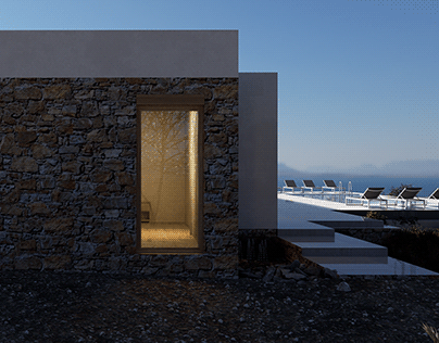 Vila with Seaview and Infinity Pool in Antiparos,