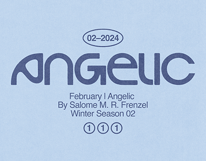 Angelic 🪽 Quick type experiment for a fictional brand