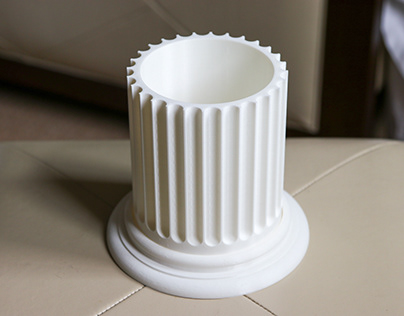 3D Printed Greek Plant Pot