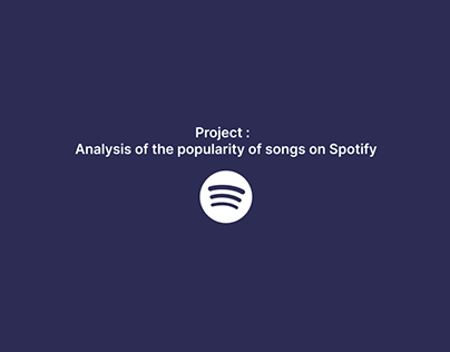 Project thumbnail - Analysis of the popularity of songs on Spotify