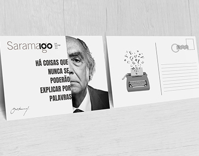 Cartão Postal - Homenagem 100 anos de Saramago